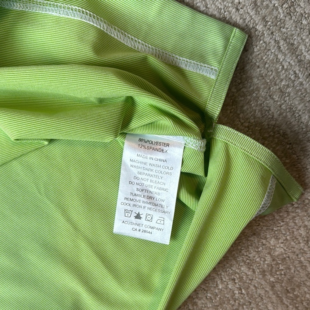 FootJoy Men’s Size L Green Golf Polo Shirt - Picture 8 of 12